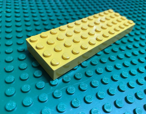 Lego 4x12 giallo yellow - (4202),