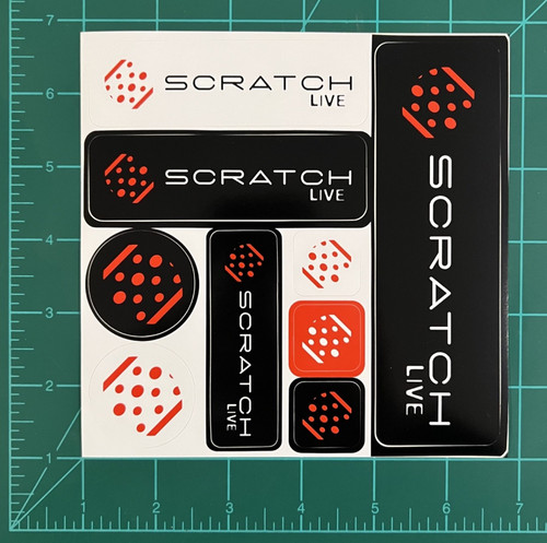 Foglio adesivo serato scratch - foglio,