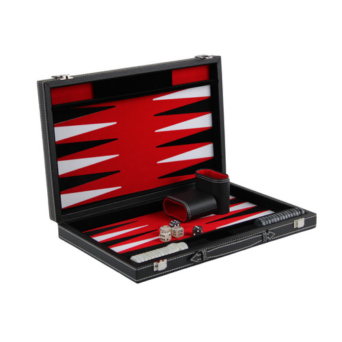 Set backgammon pelle - set,