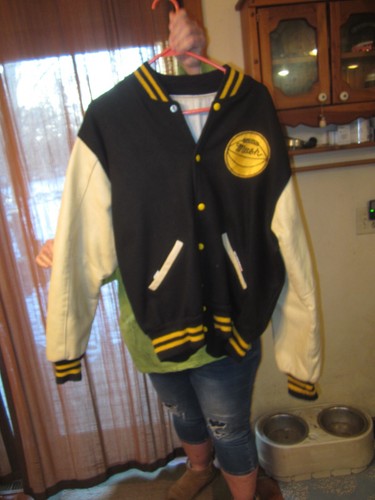 Giacca vintage letterman pelle - letterman,