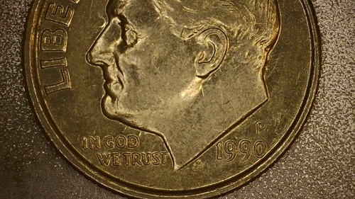 Roosevelt dime 1990 - 1990, errore