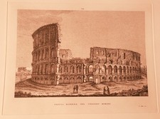 Incisioni Colosseo di Roma e