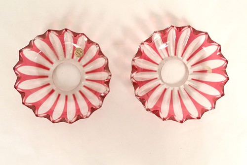 Coppia bobeches cristallo - coppia,
