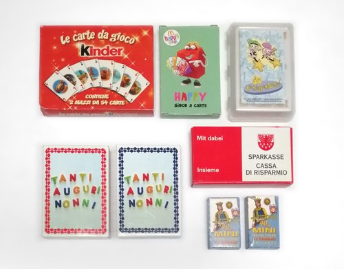 Lotto carte gioco 8 - gioco, pezzi