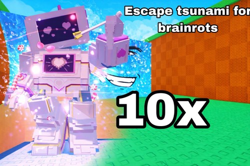 Tsunami fuga per brainrots - di,
