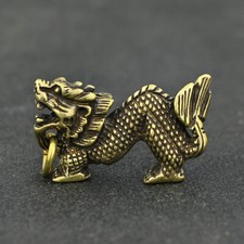 Statuina drago ottone
