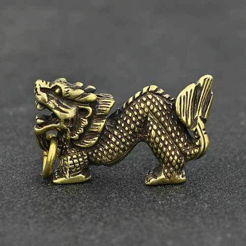 Statuina drago ottone