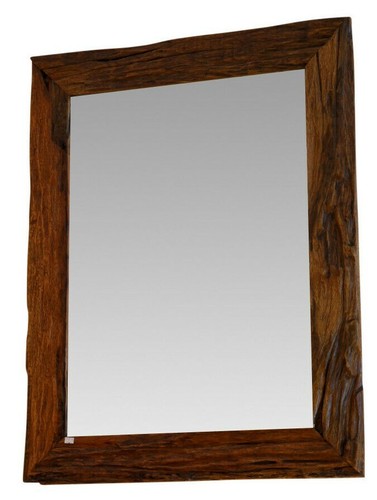 Specchio muro teak - specchio, da