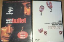 BULLET Mickey Rourke, 2pac (Tupac Shakur) + BELLY, DMX, NAS GET 2 DVDS BOTH NEW 