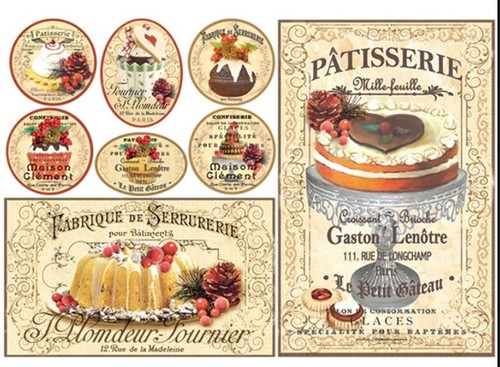 Carta riso decoupage - di, da