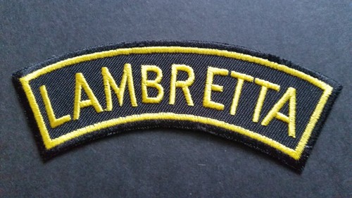 Lambretta sew iron - lambretta, on