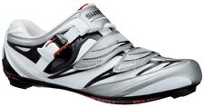 Scarpe Ciclismo Strada Shimano SH-R133L + Tacchette, Nr. 47, Col. Bianco-Nero
