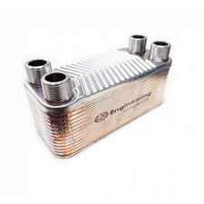 SCAMBIATORE 28 PIASTRE CORTO 4  ATTACCHI  DA  3/4"  MASCHIO PER TERMOCAMINO