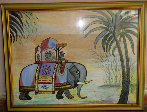Grande quadro dipinto anni 60 - quadro, '60