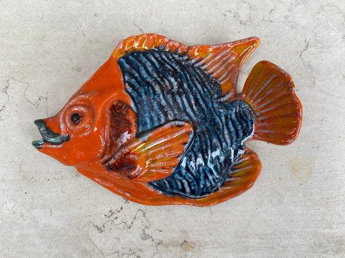 Pesce parete ceramica - pesce, da
