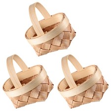  3 pezzi di cestini tessivi