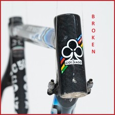 COLNAGO C50 TELAIO CARBONIO BICI CORSA STRADA D'EPOCA BICI VECCHIE ANSE LUGGED