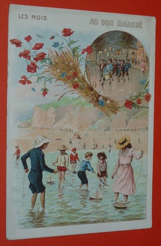 Chromo 1906 1910 bon marche - 1906-1910, au