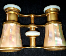 Bicchieri Opera Colmont FT Paris madreperla e ottone antichi anni 20 ART DECO