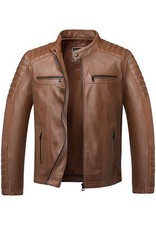 Giacca uomo vera pelle biker