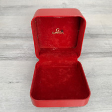 Scatola per orologio Omega vintage vuota.