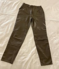 Vintage Pantaloni Vera Pelle