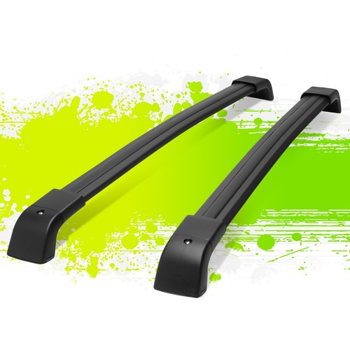 Black roof top rack rail - top, cross