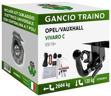 Gancio Orizzontale Estraibile