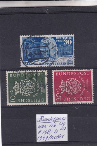 Germania bundespost 1949 - bundespost,