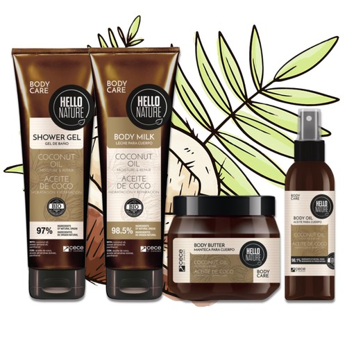 Olio cocco set - set, corpo