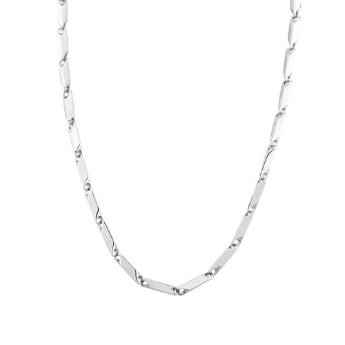 Collana argento acciaio - collana,