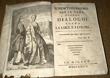 IL NEWTONIANISMO PER LE DAME OVVERO DIALOGHI SOPRA LA LUCE E I COLORI (1739)