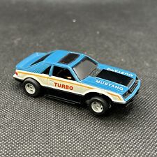 Slot Car auto vintage TYCO 80 Ford Turbo Mustang HO Illuminata