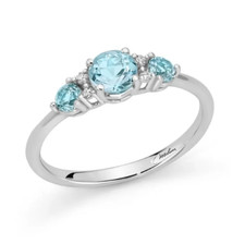 Anello miluna donna oro bianco - anello,