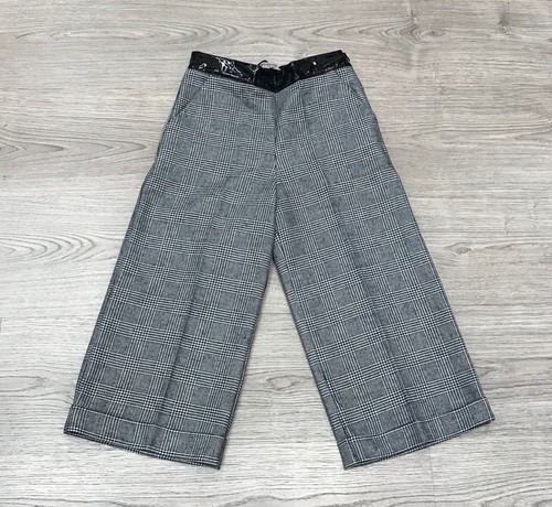 Pantalone grigio quadri - grigio,