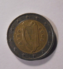 EIRE Rara Moneta da € 2  euro del 2002 presenza errori di conio