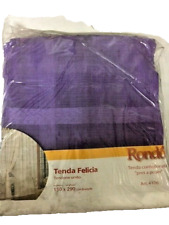 Tenda Viola a bretelle poliestere 150x290 cm tendone interno casa arredo Felicia