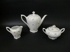 ✅ ANTICO SET BAVARIA PORCELLANA ORO ZECCHINO META' 900 ANTIQUE - 110