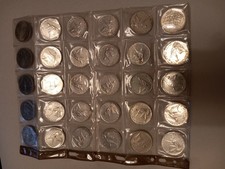 lotto 60 pz 500 lire argento