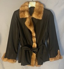 GIACCA IN NYLON E VISONE MADE
