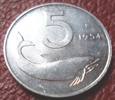 1954 italy lire - 5,