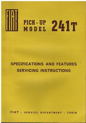 Fiat 241t benzina - 241t, 1.4l