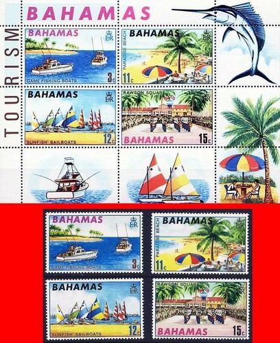 Bahamas 1969 turismo - turismo, +