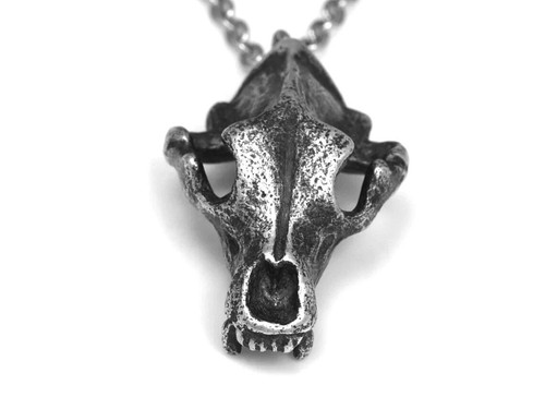 Collana antica teschio orso