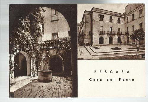 Pescara casa del poeta vecchia - casa,
