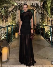 ZARA ABITO MIDI DONNA NERO