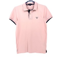 GANT Uomo Polo Rosa Collo A