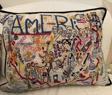 America Cat Studio Pillow. Some Slight Markings. See Photos