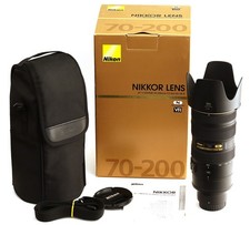 Nikon obiettivo zoom AF-S Nikkor 2.8 / 70-200 mm G ED VR II per FX - difettoso!