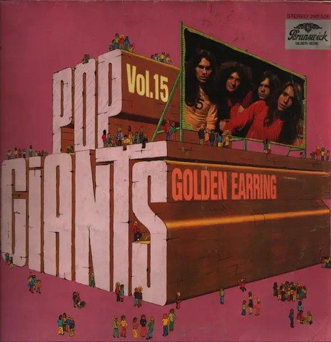 Orecchini oro pop giants - d'oro,
